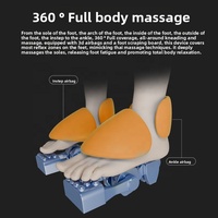 Masseur intelligent multifonctionnel entièrement automatique pour pieds et jambes avec compression chaude et airbag enveloppant