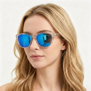 Nuevas Gafas de Sol Polarizadas TAC UV400 de Moda, Unisex, Montura Cuadrada Completa de PC, Lentes de Colores, Logotipo, para Ciclismo al Aire Libre - Product Image 2