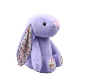 Zittende Paarse Konijnenpop Knuffel Knuffels Gemaakt Met Nertsstof In Drie Maten - Product Image 6