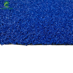 Cancha de tenis de Pádel panorámica de alta calidad Césped artificial de color azul con revestimiento de PU - Product Image 4
