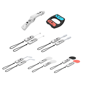 Ensemble de sport 13 en 1 pour <span class=keywords><strong>Nintendo</strong></span> <span class=keywords><strong>Switch</strong></span> OLED <span class=keywords><strong>Switch</strong></span> <span class=keywords><strong>Jeux</strong></span> de sport pour NS Joy-Con Grip Kit de jeu Pistolets jouets Raquettes Kit de sport - Product Image 1