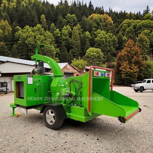 Trituradora de Madera Industrial a Diésel con Función de Desmenuzadora, Capacidad de 300 mm, Maquinaria Agrícola, Motor, Rodamientos y Caja de Cambios - Product Image 1