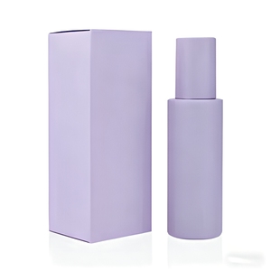Flaconi per Profumo in Vetro Rettangolari <span class=keywords><strong>Rosa</strong></span> Opaco e Bianco con Tappo Nero e Bianco e Scatola Classica - Product Image 3