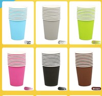 Gobelets en papier blanc épais et colorés faits main jetables pour le bricolage – Matériel artistique créatif pour enfants de maternelle
