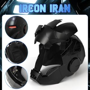 <span class=keywords><strong>Casco</strong></span> <span class=keywords><strong>Iron</strong></span> Hero MK 5 Edición Negra para Hombre, Coleccionable y Usable en Escala 1:1, con Control por Voz, Táctil y Remoto, Ojos LED - Product Image 4