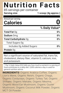 Polvo de café orgánico de setas Polvo de café de setas Etiqueta privada Polvo de café de setas para hombres - Product Image 2