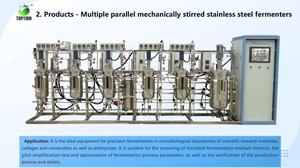 Para equipo de fermentación ADC estándar GMP, biorreactores de cultivo celular de 10L-50L, hervidor de reacción automático de células de mamífero CIP - Product Image 4
