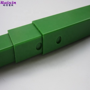 أنبوب بلاستيكي مربع عالي الجودة من البي في سي الأخضر 22×16 مم، أنبوب صلب بسطح أملس بسعر المصنع، قطع مخصص وتشكيل بالبثق عالي الجودة - Product Image 6