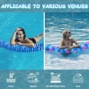 Flotador Inflable de PVC para Piscina con Bolsa de Transporte, Portátil y Ligero para Adultos, para Uso en Piscinas, Lagos y Ríos, 56x6 Pulgadas - Product Image 2