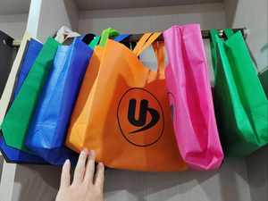 Sac de shopping personnalisé de bonne qualité en tissu non tissé, prix abordable, sac en tissu polypropylène non tissé - Product Image 4