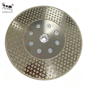 Disco <span class=keywords><strong>de</strong></span> Corte <span class=keywords><strong>de</strong></span> Diamante <span class=keywords><strong>de</strong></span> 7 Pulgadas (180 mm) LITTLE ANT, Calidad Premium, Electrochapado, para Vidrio y Mármol, Corte Rápido y Suave - Product Image 6