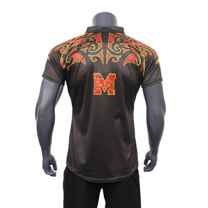 OEM批发高品质定制短袖橄榄球运动衫 - Product Image 4