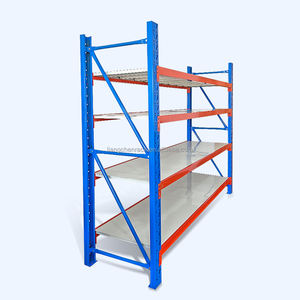 Étagères d'entrepôt personnalisables, vente directe d'usine, revêtement époxy anti-rouille, montage facile, étagères industrielles réglables - Product Image 1