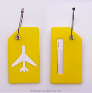 Accessori per bagagli da viaggio in PVC personalizzati alla moda con il <span class=keywords><strong>tuo</strong></span> <span class=keywords><strong>nome</strong></span> e messaggio in Silicone Flight Tag - Product Image 4