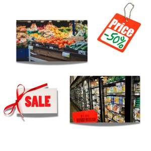 Étiquettes autocollantes personnalisées en gros, rouleaux d'étiquettes thermiques, étiquettes de prix pour le commerce - Product Image 4