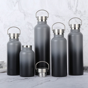 Termo de Acero Inoxidable de Doble Pared, Clásico, de Boca Pequeña, Aislamiento de 12-24 Horas, Portátil para Senderismo, Camping y Viajes - Product Image 1