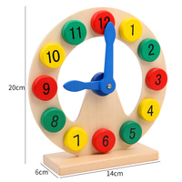 Penjualan Terbaik Montessori pendidikan jam Mini mainan multi-fungsi Model penjualan langsung dari produsen untuk anak laki-laki dan perempuan