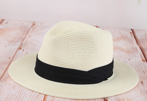 CL3051 Ingrosso Nuova Collezione Estiva Cappelli di Paglia Panama, Cappelli di Paglia da Sole, Cappelli di Paglia per Esterni con Protezione Solare, <span class=keywords><strong>Sombrero</strong></span> da Spiaggia - Product Image 2