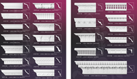 Corniche décorative en polyuréthane de haute qualité, design moderne chinois, pour villa, corniche de plafond en PU, moulure de couronne, prix abordable