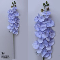 3D Künstliche Orchideen-Blume als Heimdekoration, Realistische Stoffblumen für Valentinstag & Erntedankfest