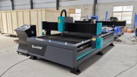 Machine de découpe plasma CNC robuste CA-1530, cadre stable, découpeuse plasma CNC, prend en charge la source d'alimentation plasma LGK