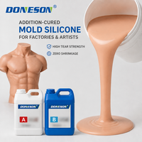 Caoutchouc de silicone liquide à durcissement au platine à haute résistance à la déchirure pour la sculpture artistique et la fabrication de moules en résine pour l'artisanat de précision