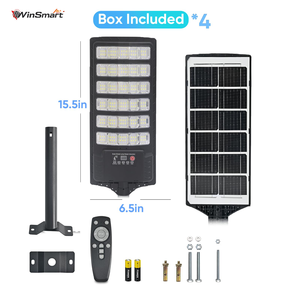 200W <span class=keywords><strong>Auto</strong></span> Dusk-To-Dawn Solar LED Street Lamp 10000LM Poteau en acier galvanisé pour autoroutes et communautés - Product Image 6