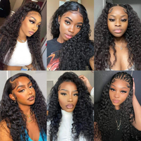 Cheveux vendeurs prix vague d'eau 5x5 6x6 Hd dentelle perruque en gros lots bouclés vagues avant perruque cuticule humaine alignée 360 pleine dentelle perruques