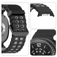 Bracelet de remplacement sportif souple et respirant sans interstice pour Galaxy Watch 8, bracelets Ocean pour hommes et femmes, compatible Samsung Galaxy Watch 9