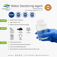 Agent de décoloration de l'eau LSD-01 copolymère cationique d'ammonium quaternaire de résine de formaldéhyde de PolyDCD Dicyandiamide