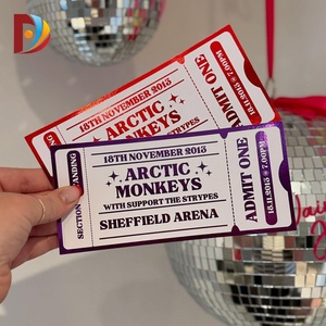 Boletos de Admisión Personalizados, Talones y Vales, Boletos Desprendibles para Conciertos, Boletos para Sorteos de Boda y Cupones de Descuento - Product Image 2