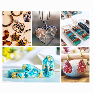 Crystal Clear Epoxy <strong>Resin</strong> <strong>Kit</strong> &amp; Hardener for DIY Art, Mold Casting <strong>Jewellery</strong> Making Countertop Coaster Heat &amp; UV Resistant - Product Image 2