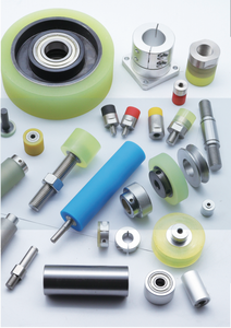 Pu cao su tráng thép không gỉ Con lăn OEM Silicone Con Lăn Đôi Vòng bi độ cứng 50-90a dệt in ấn cắt ISO9001 - Product Image 3