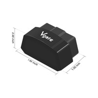 Herramienta de Diagnóstico Vgate ELM327 ICar3 V2.1 12V WiFi OBD/OBD2 con Lector de Códigos y Soporte de Torque