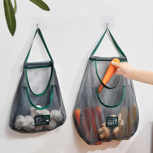 Sac de rangement mural en tissu moderne pour fruits et légumes, housse portable respirante et anti-poussière pour balcon - Product Image 3