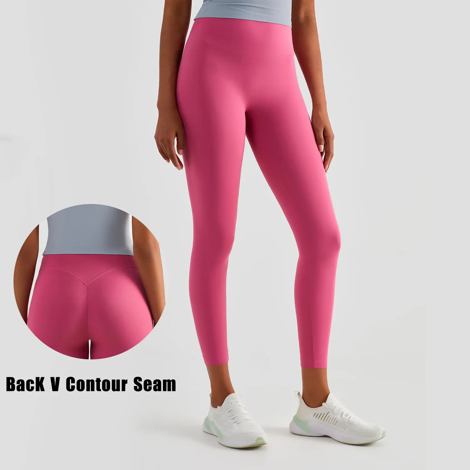 Quần Legging Tập Yoga Đường May Đường May Chữ V Đẹp Tùy Chỉnh Quần Bó Tập Gym Thể Dục Cạp Cao Tik Tok Gợi Cảm Cho Nữ Quần Áo Thể Thao Ngoài Trời