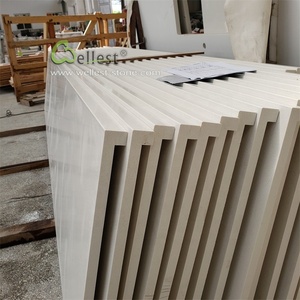 Trắng Đá Thạch Anh Vanity Hàng Đầu, Giá Rẻ Nhà Bếp Bàn - Product Image 5