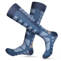 Chaussettes thermiques d'hiver en laine Marino pour snowboard