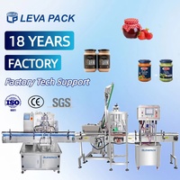 Industriële 220V motor aangedreven jam- en sausproductielijn met hoge productiviteit voor commerciële fruitverwerking