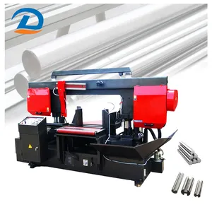 High speed Cut Pipe Bar Rod Stainless Steel horizontal band saw cutting machine metal band saw machine