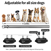 Hundetraining-Stoßkragen 3300 Fuß mit verstellbarer Tonhöhe Beep, Vibrations-Stoß und Tastaturverschluss für große mittlere kleine Hunde