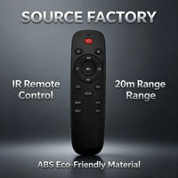 Control Remoto Todo en Uno para Cine en Casa Inteligente, Control Dedicado de Bajos/Agudos EQ, Modelo RCT1015 de Plástico, Compatible con Proyectores, Audio Hi-Fi