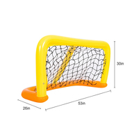 Ensemble de jeu de football aquatique gonflable en PVC personnalisé, jouets de piscine pour enfants en plein air
