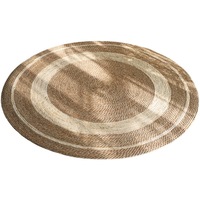 Tapis faits main Jut, tapis décoratifs en herbe naturelle, tapis de style japonais en forme ronde, tapis en roseau Tatami pour l'été