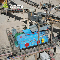 Concasseur à double rouleau hydraulique de nouvelle conception pour le broyage fin du minerai d'or avec un rapport de concassage élevé