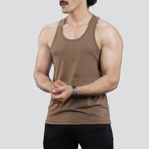 Custom Logo Eco-Friendly Quick Dry Tank Top Lightweight Muscle <b>Singlet</b> Best Quality Made in Pakistan Breathable Tank Top <b>For</b> <b>Men</b> - Product Image 1
