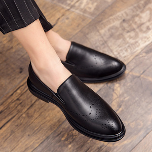 Chaussures habillées en cuir pour hommes 2026 – Style coréen respirant pour l'été, idéales pour adolescents et étudiants, chaussures décontractées et tendance pour costumes - Product Image 3