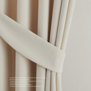 Cortinas de Terciopelo con Pliegues Puntiagudos Color Crema, Estilo Francés de Lujo, para Sala de Estar, Diseño Elegante y Ligero, Perfectas para el Hogar - Product Image 4
