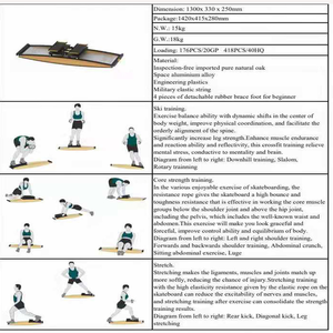 Nouvel arrivage de simulateur de <span class=keywords><strong>ski</strong></span> d'équilibre <span class=keywords><strong>Machine</strong></span> de <span class=keywords><strong>ski</strong></span> Équipement de gymnastique Fitness <span class=keywords><strong>Ski</strong></span> d'intérieur - Product Image 4
