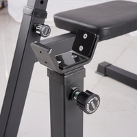 Banc de musculation professionnel réglable en acier inoxydable pour curls des biceps assis, équipement d'isolement pour l'entraînement des avant-bras et des muscles des bras